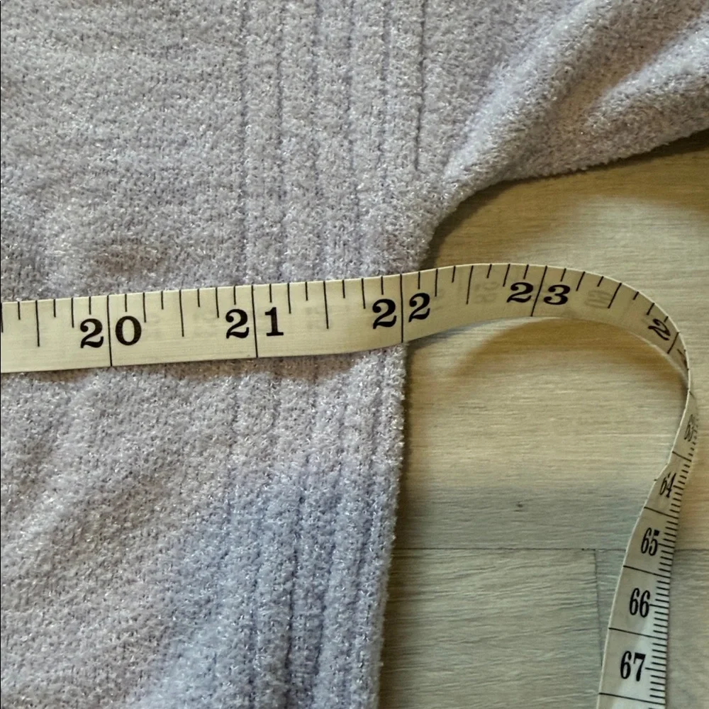 Barefoot Dreams V-Neck Sweater - Soft Lavender - Picture 3 of 5